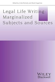 Legal Life-Writing: Marginalised Subjects and Sources Paperback Main image
