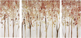 MADISON PARK WALL ART FRAME 3PC AUTUMN FOREST