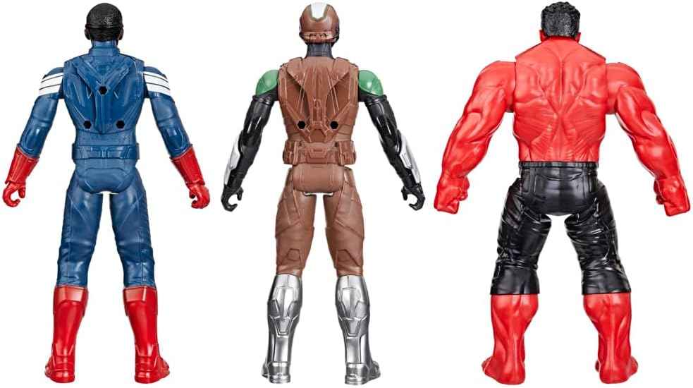 Marvel Avengers Captain America Brave New World Titan Hero Series Action Figure Set 5+