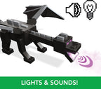 Mattel Minecraft Ender Dragon Action Figures Set with Lights