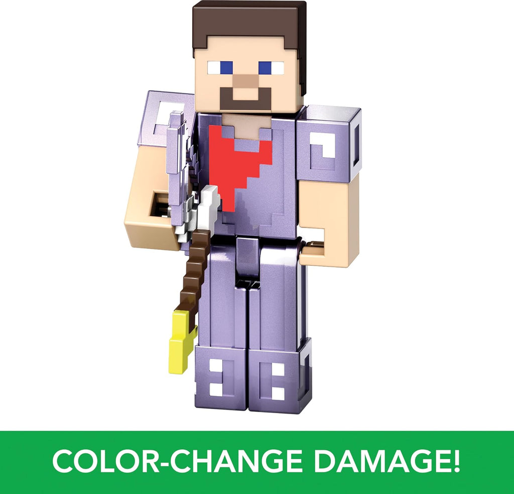 Mattel Minecraft Ender Dragon Action Figures Set with Lights