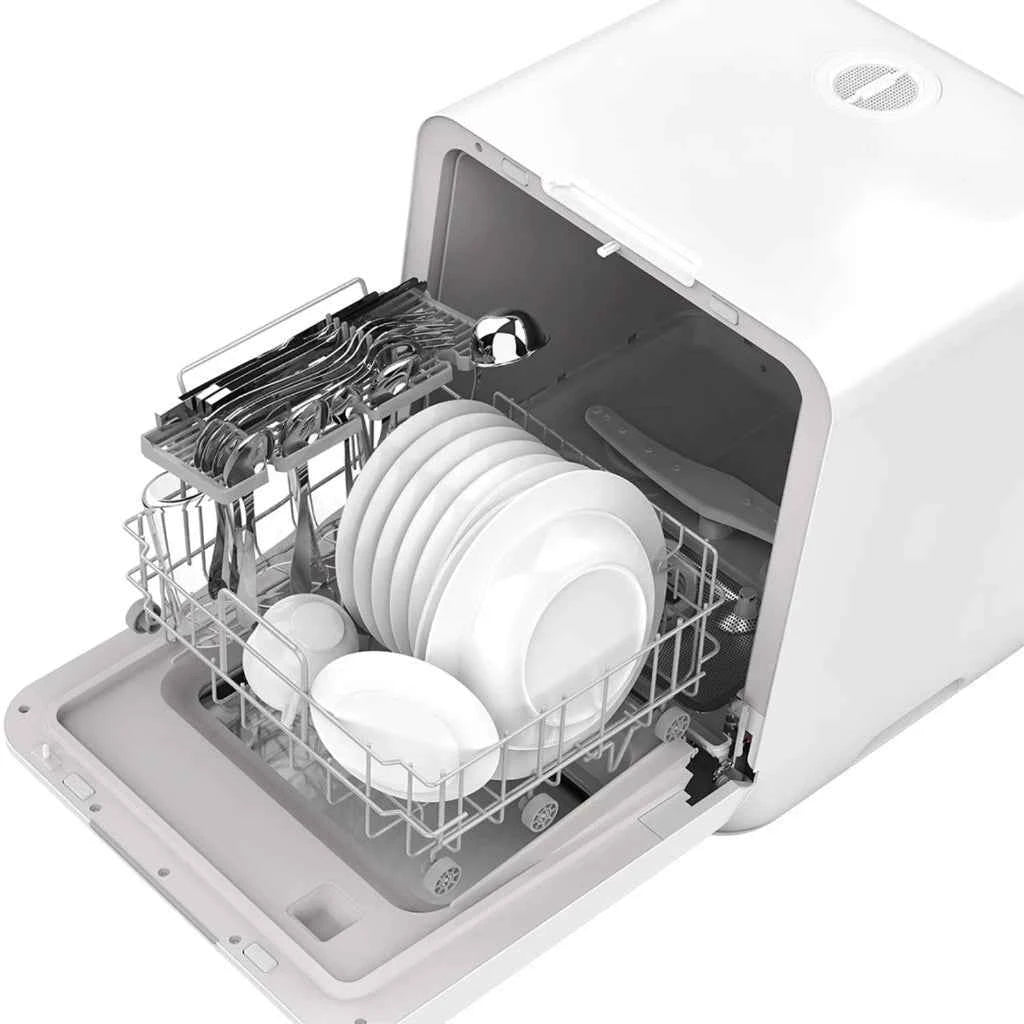 Midea MDWS-2703 White Health Washing Mini Plus Dishwasher, 6L