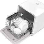 Midea MDWS-2703 White Health Washing Mini Plus Dishwasher, 6L