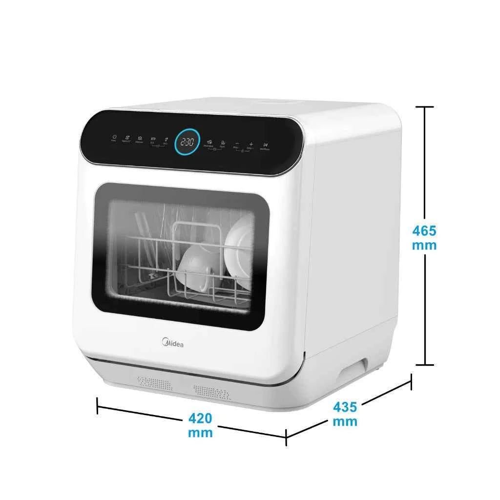 Midea MDWS-2703 White Health Washing Mini Plus Dishwasher, 6L Secondary image