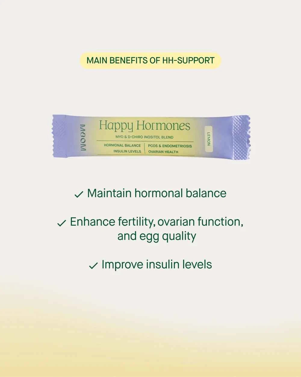 Moom Happy Hormones HH-Support Lemon Flavour 8gx30 sachets