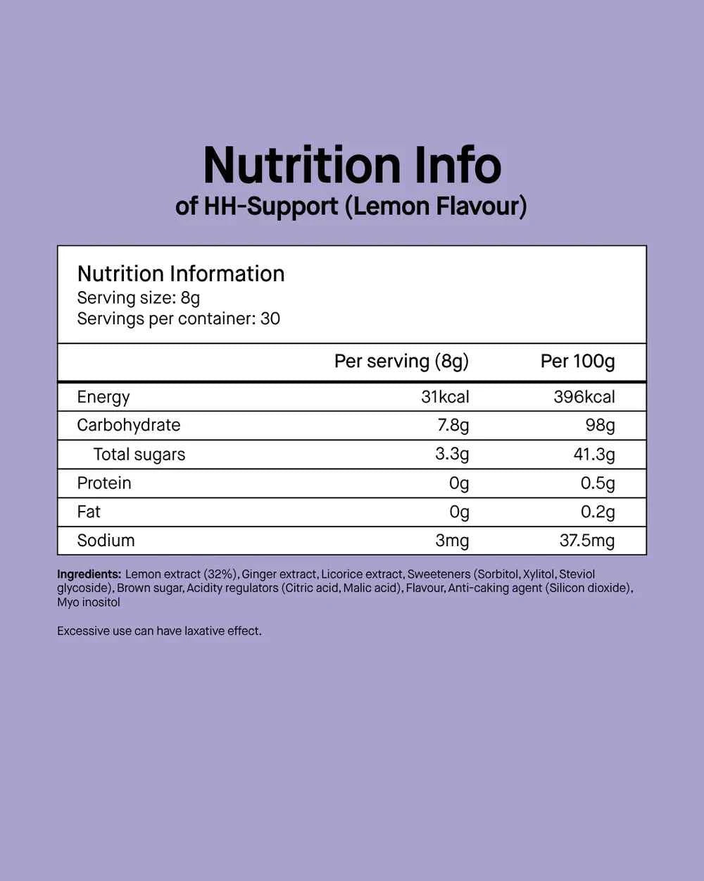 Moom Happy Hormones HH-Support Lemon Flavour 8gx30 sachets
