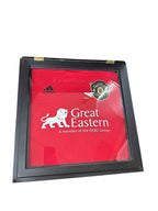 Manchester United Framed Adidas Home Jersey Display