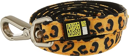 Max & Molly Leopard Classic Short Leash for Dog, Small Main image