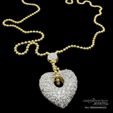 Diamond Necklace Heart Shape