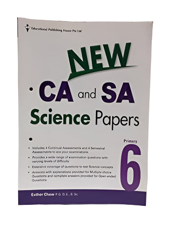 New CA And SA Science Papers: Primary 6(Top Slightly Damaged) Main image