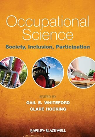 Occupational Science: Society, Inclusion, Participation Main image