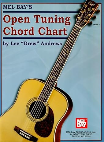 Open Tuning Chord Chart Paperback Main image