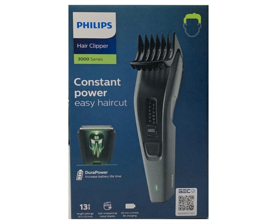 Philips Hair Clipper Series 3000 HC3525/15 with Constant Performance, Simple Haircut