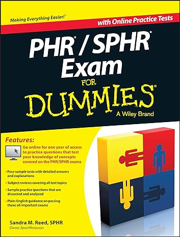 PHR / SPHR Exam For Dummies Main image
