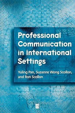 Professional Communication in International Settings Paperback Main image