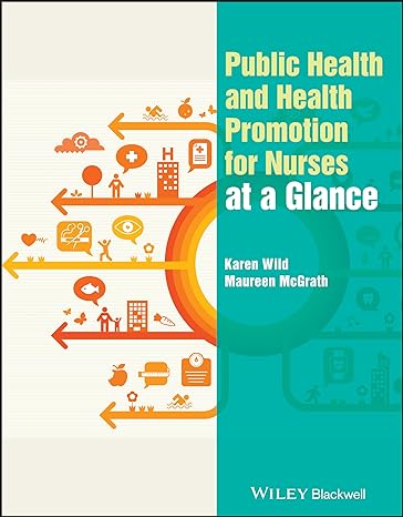 Public Health And Health Promotion For Nurses At A Glance Main image