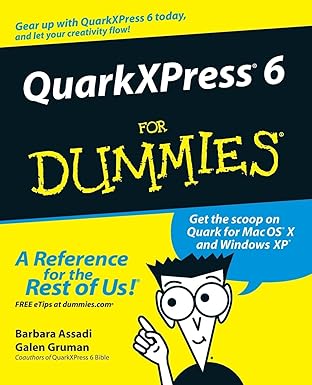 QuarkXPress 6 For Dummies Paperback Main image