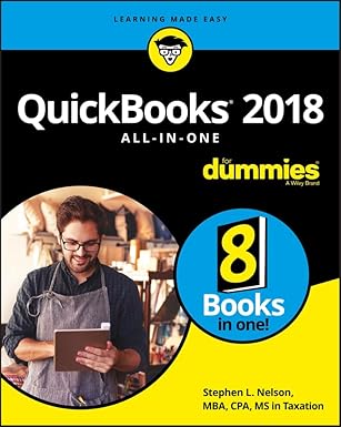 QuickBooks 2018 All-in-One For Dummies Paperback Main image
