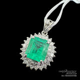 Emerald Pendant Pt900