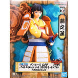 Bandai Original BANPRESTO Anime ONE PIECE Kikunojo Armor DXF Action Figure Collectible Model Toys