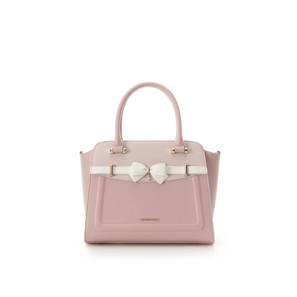 Samanthavega TwoTone Accent Ribbon Handbag