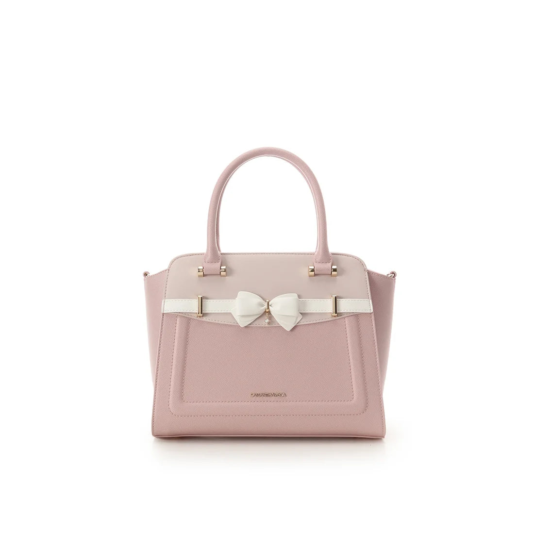 Samanthavega TwoTone Accent Ribbon Handbag