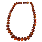 Amber Semi Round Necklace
