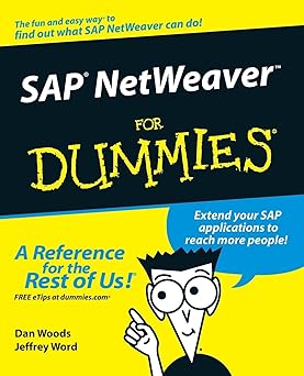 SAP NetWeaver For Dummies Paperback Main image