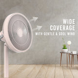 SOUNDTECH SCF-33 Rechargeable Air Circulator Fan, Pink