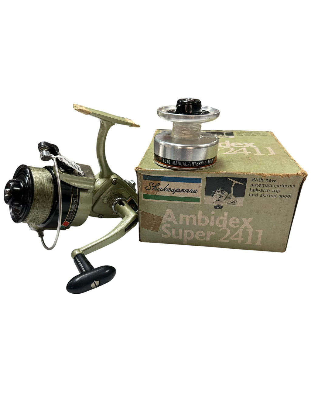 Shakespeare 2411 Fishing Reel Ambidex Super Vintage Angling Equipment