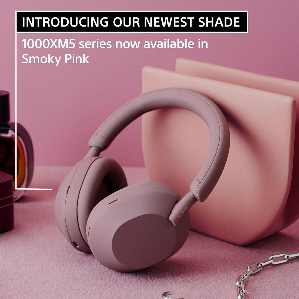 Sony Wh-1000XM5 Premium Noise Cancelling Wireless Headphones Smoky Pink