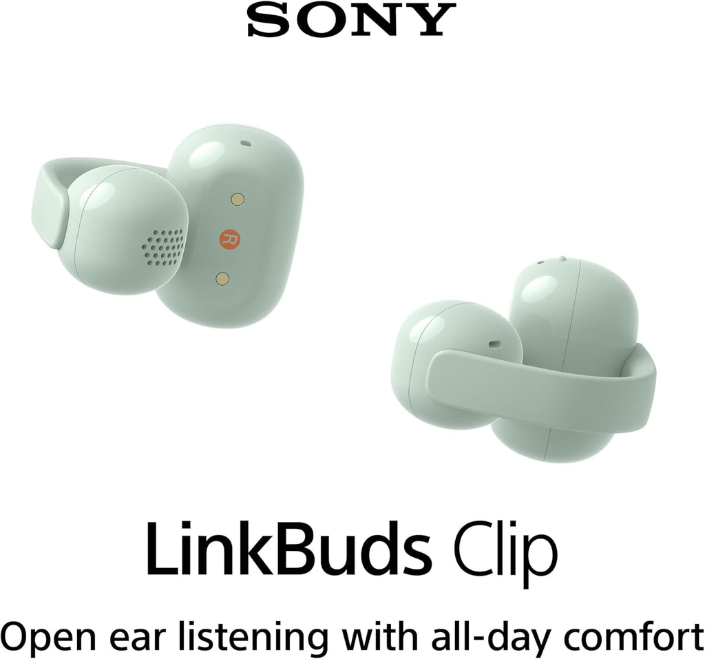 Sony LinkBuds Clip Truly Wireless Open-Ear Headphones Green