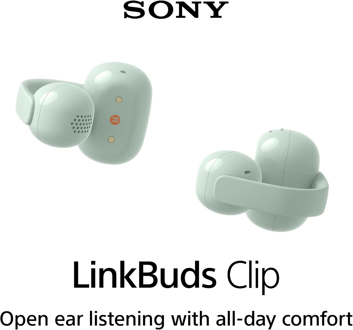 Sony LinkBuds Clip Truly Wireless Open-Ear Headphones Green