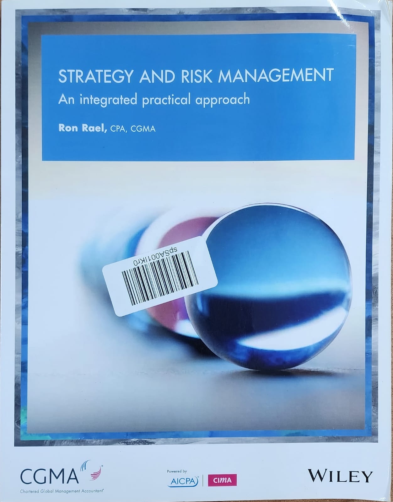 BOOK-STRATEGY AND RISK MANAGEMENT: AN INTEGRATED  RON RAEL PAPERBACK Main image