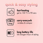 Stryv C02 Mini Styler Wireless Hair Straight Comb