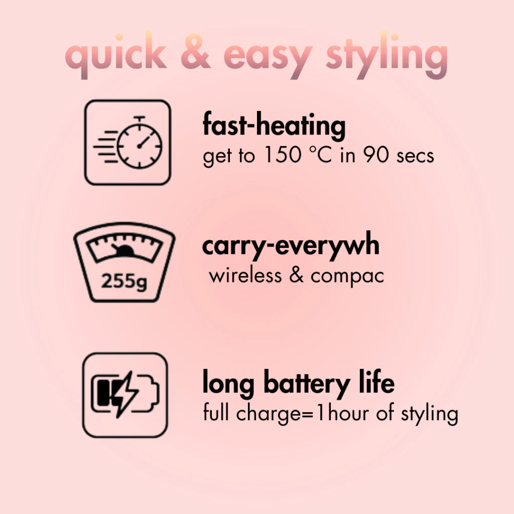 Stryv C02 Mini Styler Wireless Hair Straight Comb