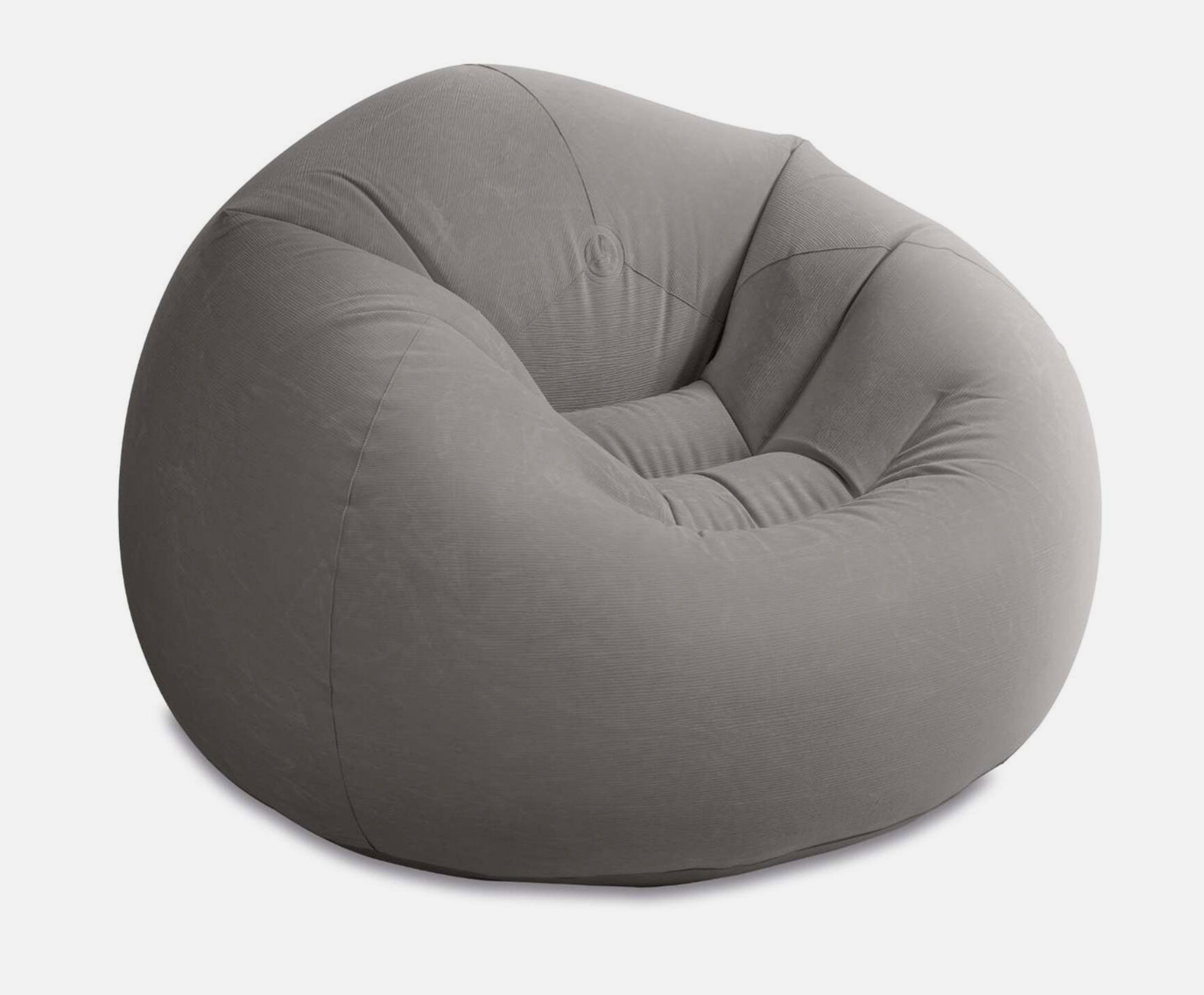 Intex 68579NP Inflatable 45x45x28 Inch Beanless Bag Chair Gray Main image
