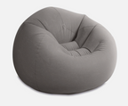 Intex 68579NP Inflatable 45x45x28 Inch Beanless Bag Chair Gray