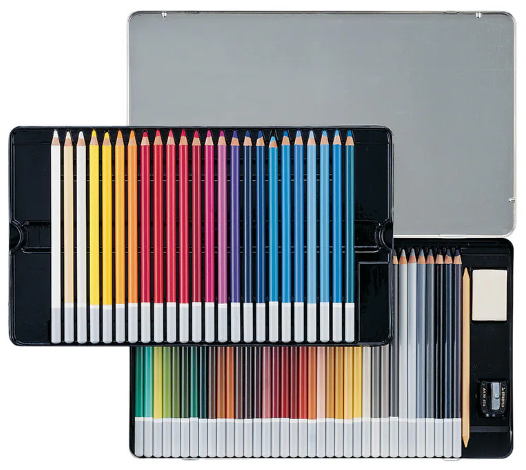 STABILO 14606 Carbothello Chalk Pastel Coloured Pencils Metal Box Pack Of 60 Secondary image