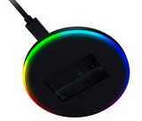 Razer Charging Pad Chroma RGB: 10W Fast Wireless Charger - for Apple iPhone/Android - Google Pixel, Samsung Galaxy and Other Qi Enabled Devices - Soft-Touch Rubber Top - Includes USB-C Cable