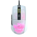 ROCCAT Burst Pro PC Gaming Mouse, Optical Switches, Super Lightweight Ergonomic Wired Computer Mouse, RGB Lighting, Titan Scroll Wheel, Bionic Shell, Claw Grip, Owl-Eye Sensor, 16K DPI, White