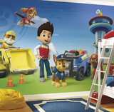 RoomMates JL1341M Paw Patrol Water Activated Removable Wallpaper Mural - 10.5 ft. x 6 ft.