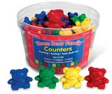 Learning Resources LER0725 Three Bear Family Counters- packaging may vary