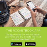 Rocketbook Beacons - Digitize Your Whiteboard - Reusable Stickers to Upload Your Whiteboard Notes to The Cloud (5 Pack), BEA-A4-K-5P