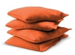 GoSports Cornhole Bean Bags Set of 4 - Regulation All Weather/orange colour