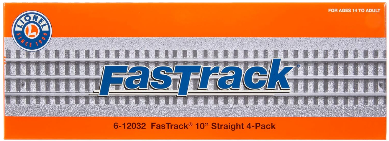 Lionel FasTrack 10” Straight Track, Electric O Gauge, 4-Pack – Cash  Converters