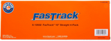 Lionel FasTrack 10” Straight Track, Electric O Gauge, 4-Pack