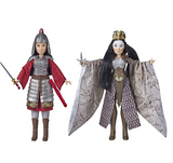 Disney Princess Mulan and Xianniang Dolls with Helmet, Armor, and Sword