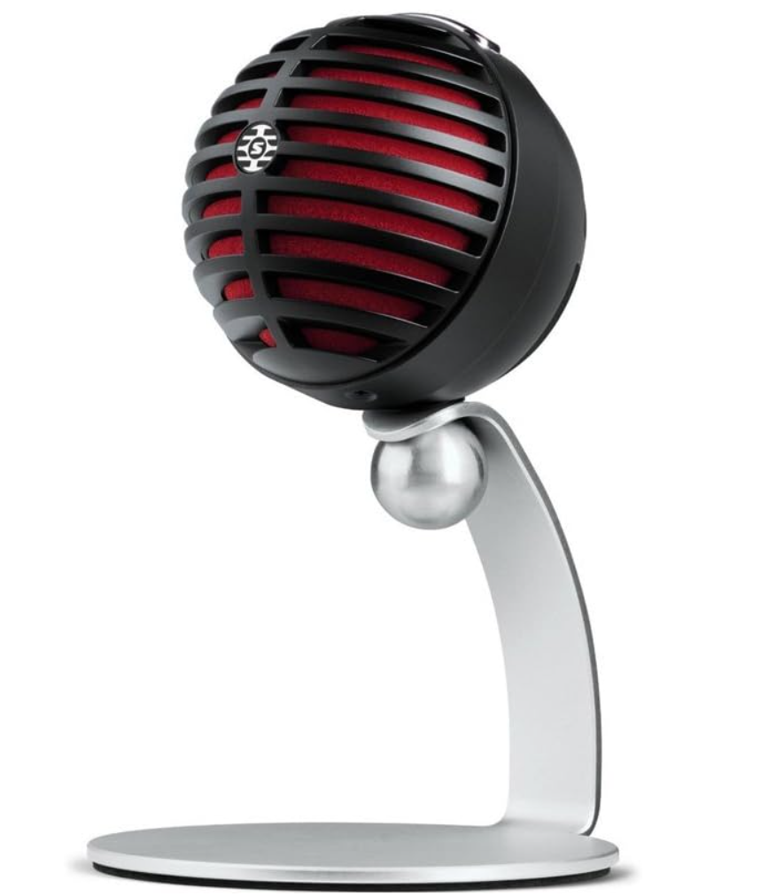 Shure MOTIV MV5/A-B-LTG-A Digital Condenser Microphone, Black Main image