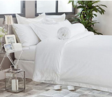 Hotelier Prestigio™ White Sateen Stripe Bundle Bed Set [Single]